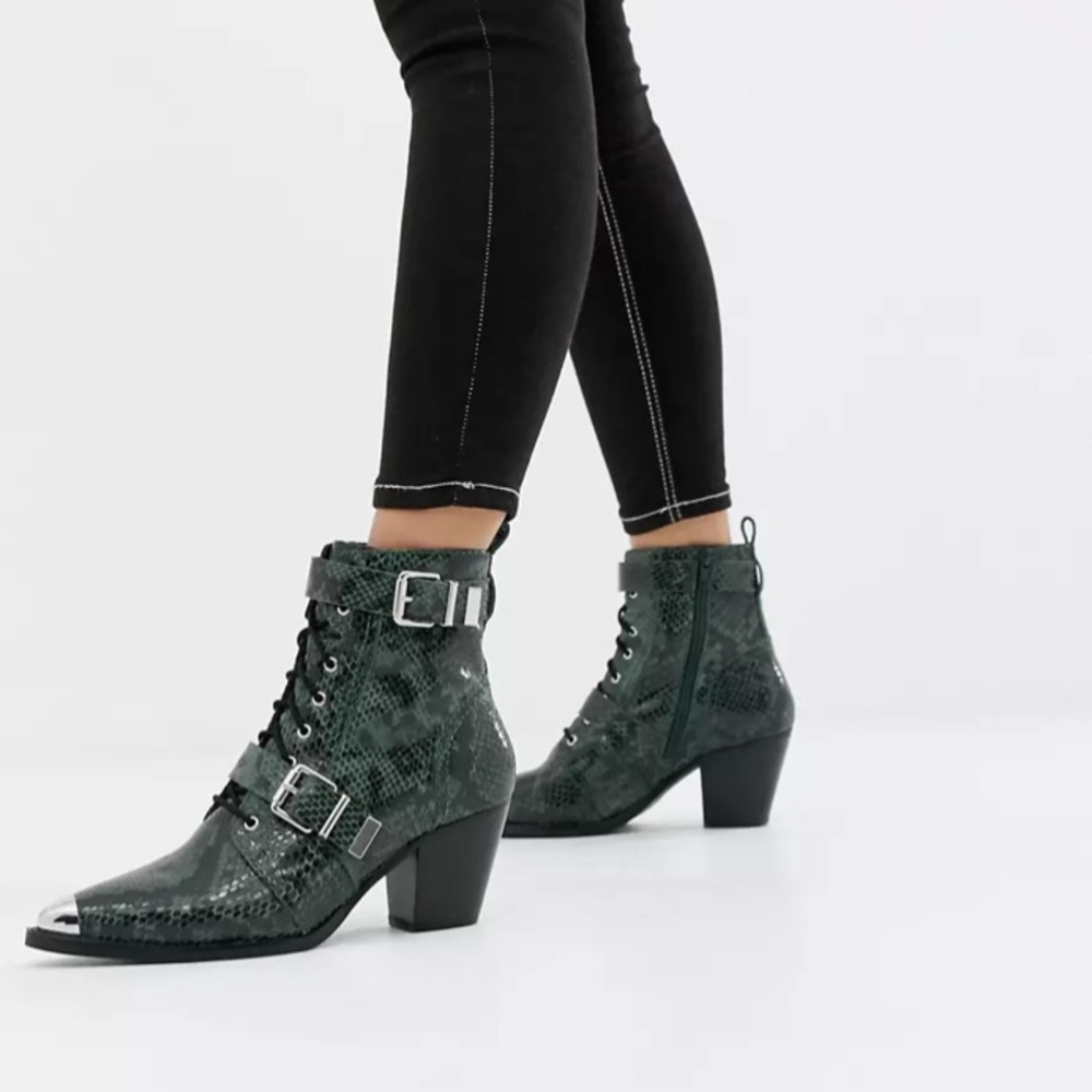 ASOS Snake Boots
